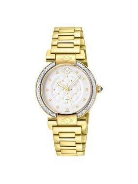 NWT Gv2 By Gevril Berletta Quartz Diamond White Dial Ladies Watch
